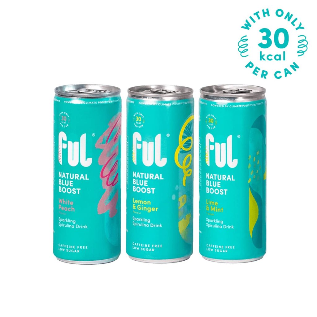 ful company natural blue boost lemon and ginger